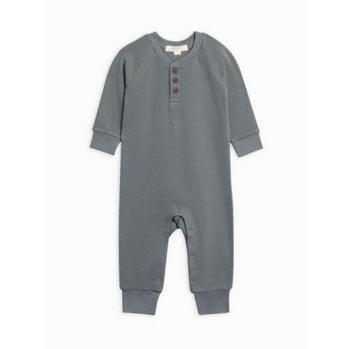 Crosby Waffle Knit Henley Romper