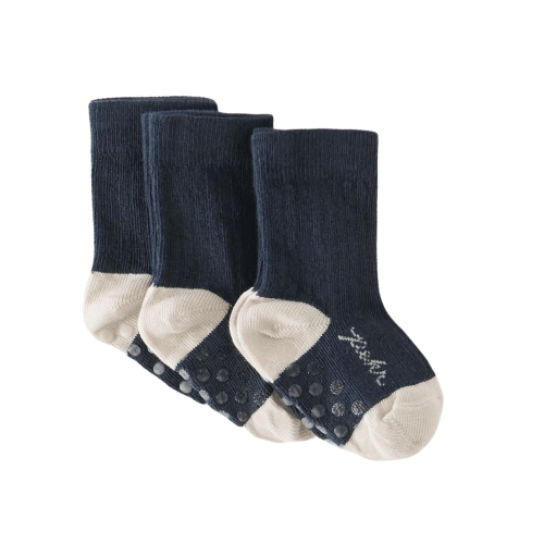 Crew Socks with grips 3-Pack