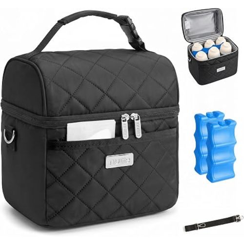 Nuliie Breastmilk Cooler Bag with 2 Ice Pack