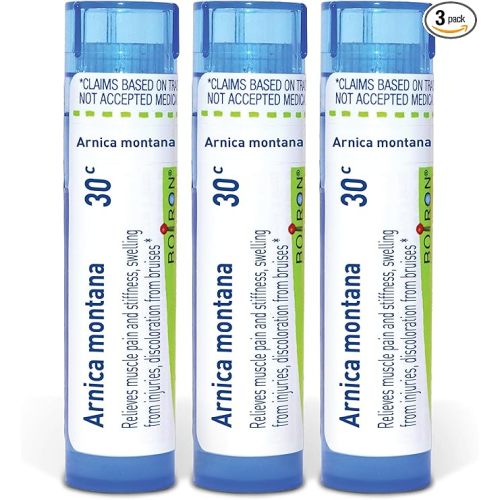 Boiron Arnica Montana 30C Homeopathic Medicine for Muscle Pain and Stiffness - Pack of 3 (240 Pellets)