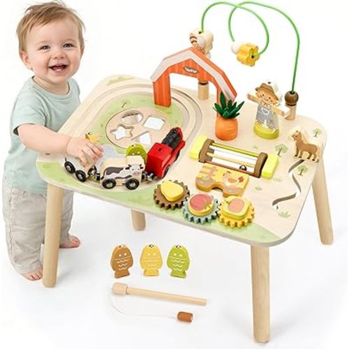 Vanplay Activity Table for 1 2 Year Old Boy Girl Birthday Gifts
