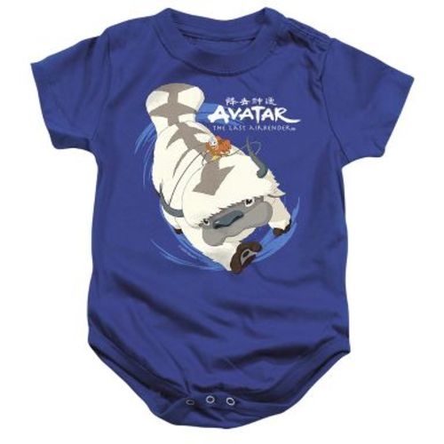 Baby Avatar The Last Airbender Appa In Flight Infant Bodysuit Royal Blue 24 Months