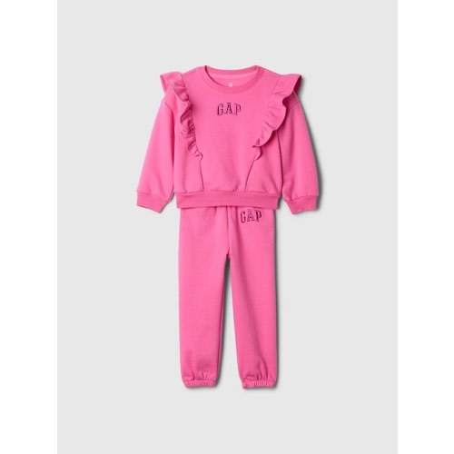 Baby & Toddler VintageSoft Ruffle Logo Sweat Set