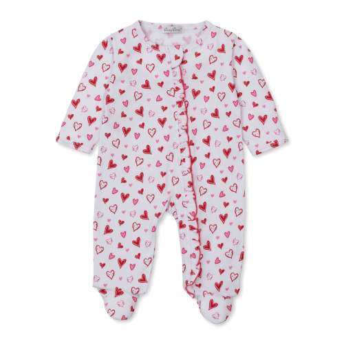 Hearts Galore Zip Footie