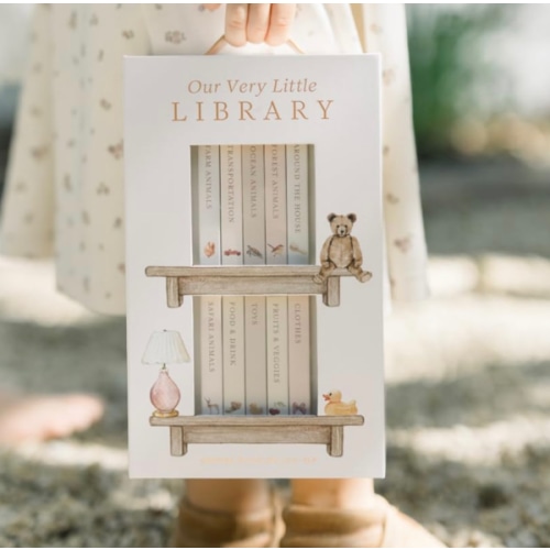Our Very Little Library Board Book Set: A Foundational Language Vocabulary Board Book Set for Babies (Tabitha Paige Children's Book Series)