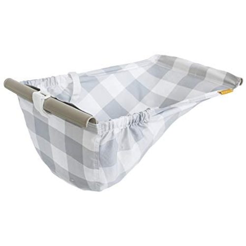 BINXY BABY Shopping Cart Hammock | The Original | Holds All Car Seat Models | Ergonomic Infant Carrier + Positioner… (Buffalo Check)