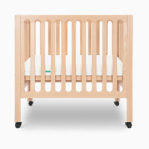 Newton Baby Galileo Mini Crib & Newton Mini Crib Mattress - Natural