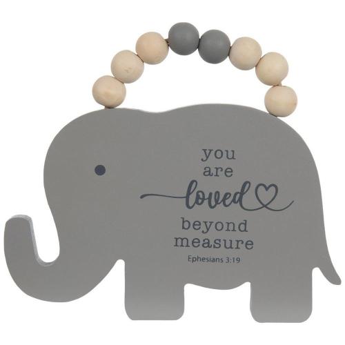 Ephesians 3:19 Elephant Wood Door Hanger