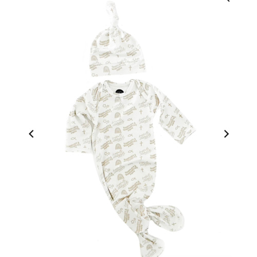 Fearfully & Wonderfully Made Bamboo Gown & Matching Beanie – OUR HOUSE ABOVE