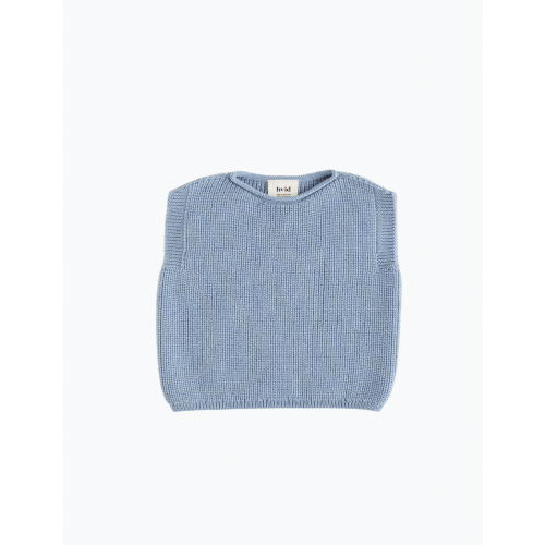 Harvey Baby Vest in Light Blue