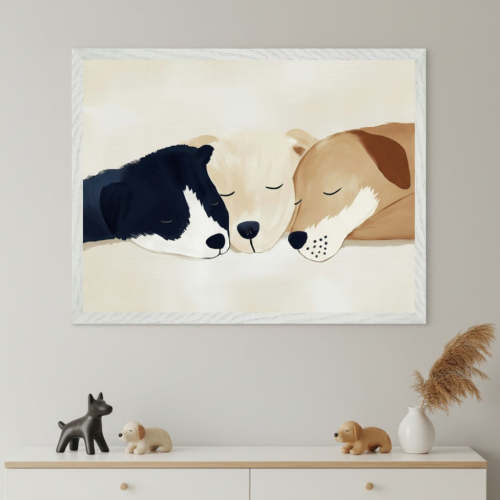 Dog Wall Art for Nursery and Kids Rooms - Shop Now!
