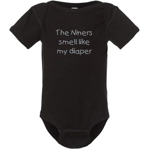 Raiders Funny Baby The Niners Smell Like My Diaper Bodysuit
