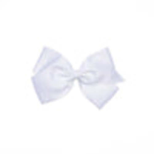 Traditional Grosgrain Hair Bow, Porcelain White – Stitchy Fish