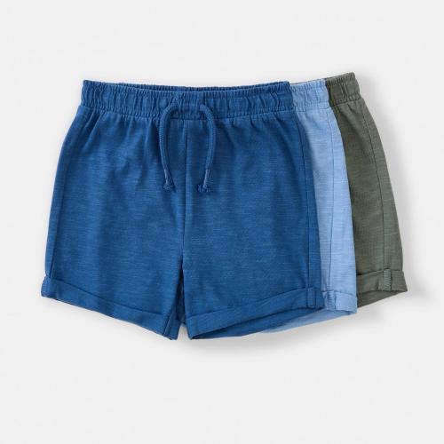 3 Pack Solid Shorts - Kmart
