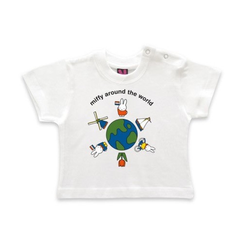 baby t-shirt miffy around the world (Size 3-6M)