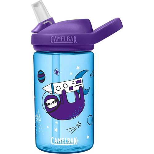 CamelBak Eddy+ Kids Water Bottle with Bite Valve Straw, Leak‑Resistant Easy Sip Design for Everyday Hydration, 14oz