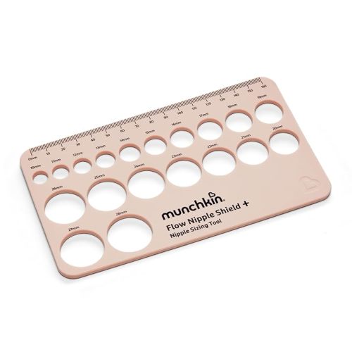 Munchkin Nipple Ruler Sizing Tool for Nipple Shields and Breast Pump Flanges, Helps Breastfeeding Moms Buy The Right Size