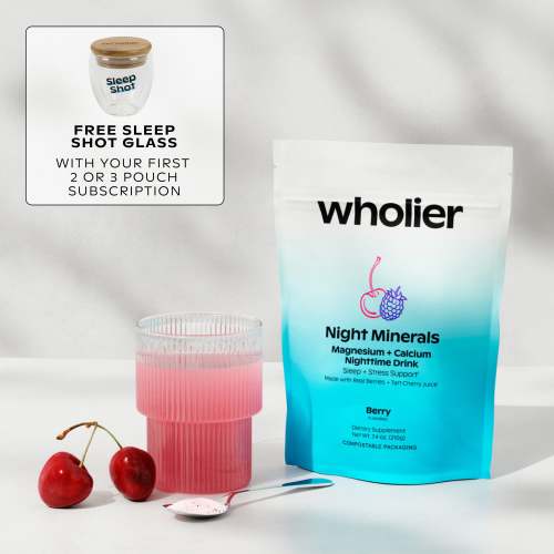 wholier Night Minerals Magnesium + Calcium Drink - Night Minerals Magnesium + Calcium Drink