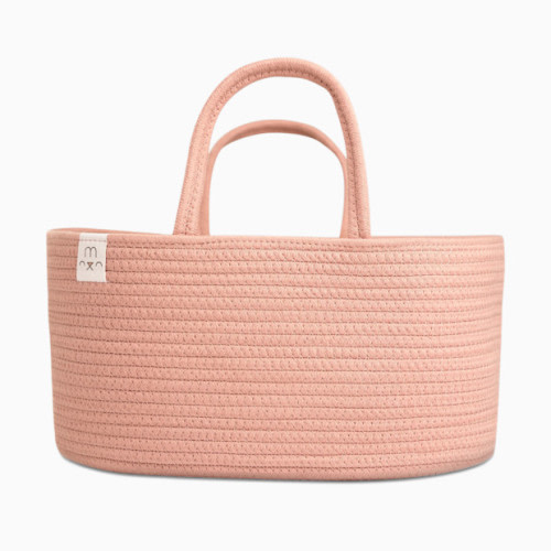 Natemia Rope Diaper Caddy Organizer - Misty Rose