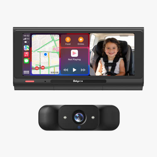 BV7 CarPlay Baby Monitor with Split-Screen View