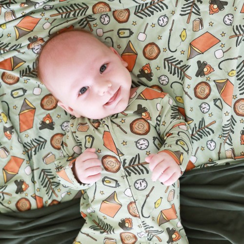 Cozy Camper Zipper Footie