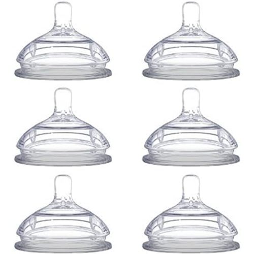 Comotomo Replacement Silicone Nipples, Fast Flow - 6 Pack