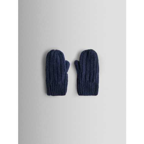 JoJo Maman Bébé Navy Knitted Mittens