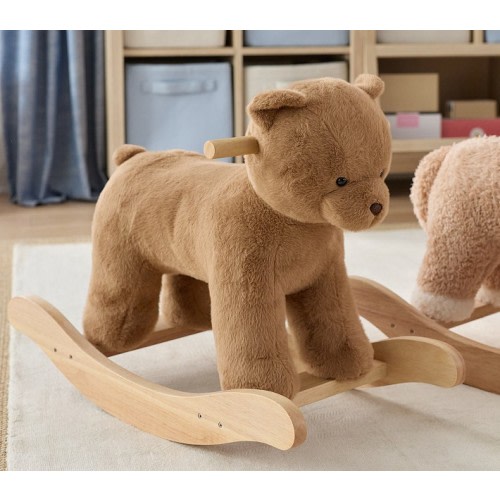 Teddy Bear Plush Nursery Rocker