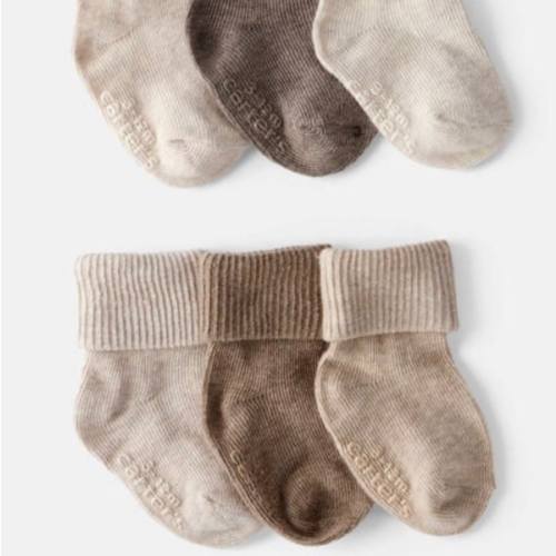 6-Pack Ankle Socks - Brown | Carter's