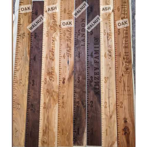 Boho Farmhouse Height Growth Chart, One Piece Wood, Measuring Ruler Children's Room , Personalize Measuring, Free Shipping, Made to Order