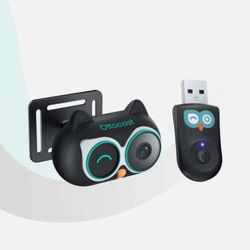 Ottocast Cabin Care Wireless CarPlay Adapter Car Rear Seat Camera for Baby Pets Kids Car Accessories for Hyundai Benz VW Toyota