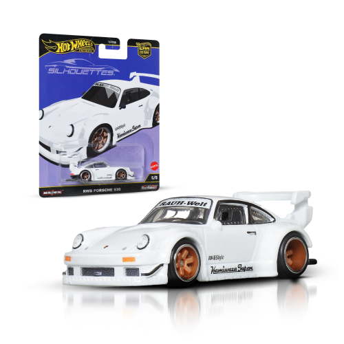 Hot Wheels Premium Car Culture Silhouettes 1:64 Scale Die-Cast RWB Porsche 930 Vehicle