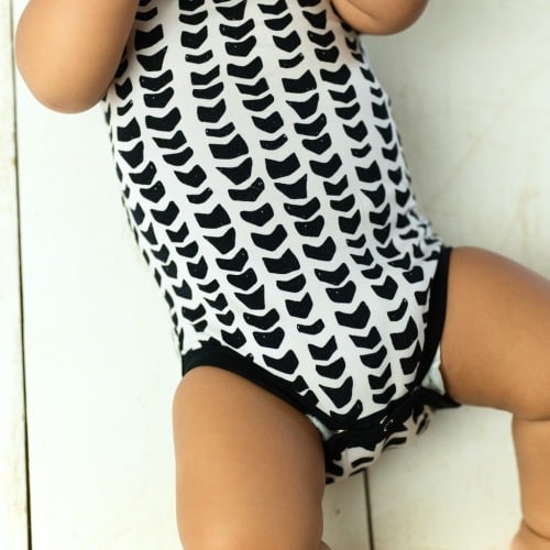 Shell-ish Bamboo Onesie
