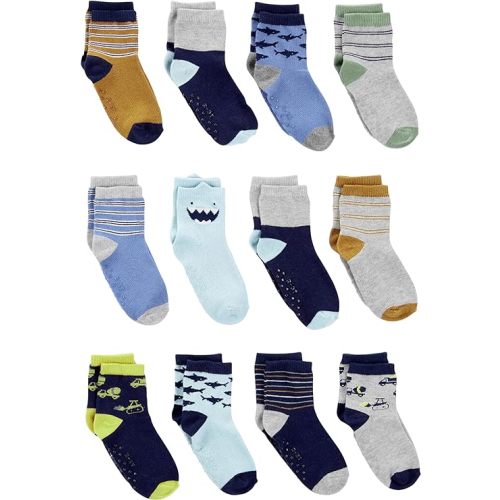 Simple Joys by Carter's baby-boys 12-pack Neutral Sock Low