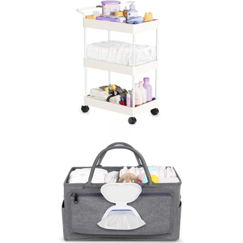 Baby Diaper Caddy Organizer Portable Storage Basket for Newborn Baby Essentials