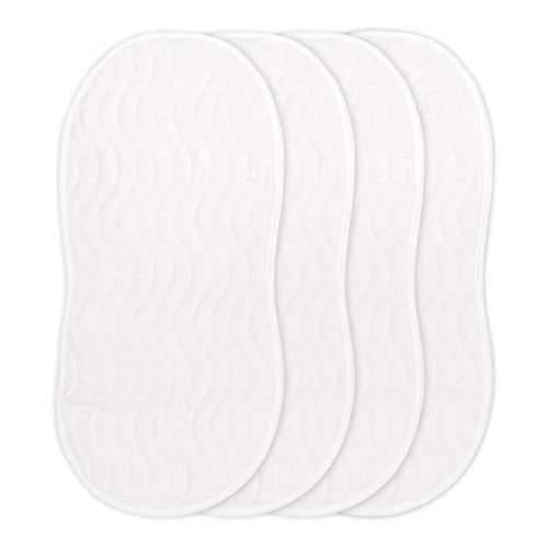 Quilted Reusable Changing Pad Liners, Easy to Clean, White