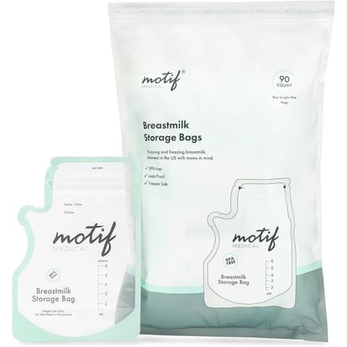 Motif Medical Breastmilk Storage Bags, 100 Count