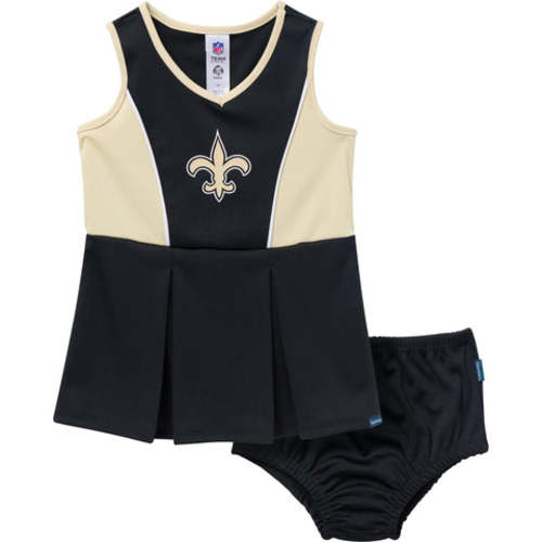 2-Piece Infant & Toddler Girls New Orleans Saints Cheer Dress Set