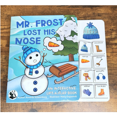 Mr. Frost Lost His Nose ~ Lift-a-Flap Board Book + downloadable extras