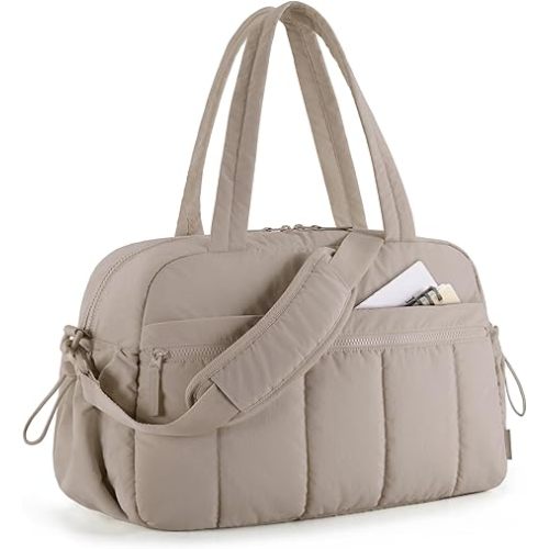 BAGSMART Gym Bag for Women, Duffle Bag for Travel with Wet Pocket, Lightweight Carry on Weekender Duffel, Water Resistant