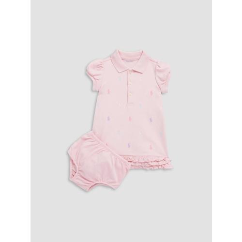 Polo Ralph Lauren Baby Girl's Ruffled Polo Dress & Bloomers Set | Saks Fifth Avenue