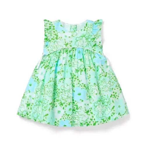 Baby Green Burst Of Joy Lilly Pulitzer x Janie and Jack Georgina Baby Dress by Janie and Jack