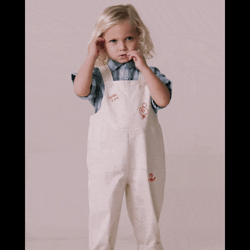 Toddler 'What's Cooking' Overall with Kanga Pocket - Cream - Otter Avenue | Carter's