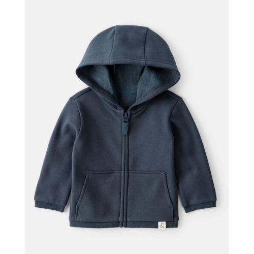 Baby Boy DayDream Fleece Long-Sleeve Zip-Up Jacket - Navy - Carter's | Carter's