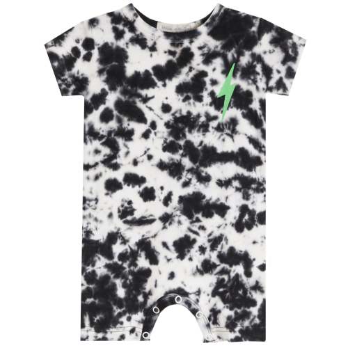 Tie Dye Rock Guitar Romper
