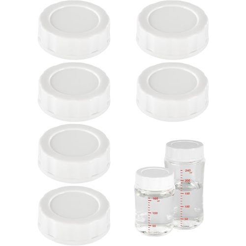 Baby Bottle Cap for Pigeon Bottle, Soft & Safe Bottle Lid, 6 Count