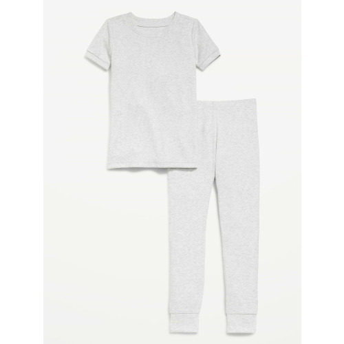 Snug-Fit Ribbed Pajama Set for Toddler & Baby