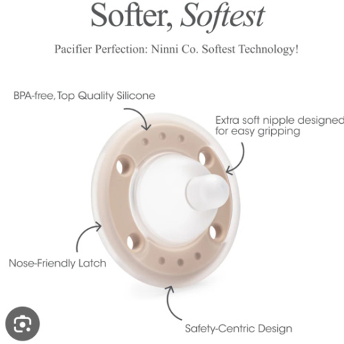 Ninni Pacifier Petal Pink 1 Pack