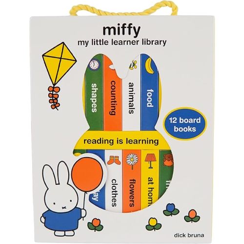 Miffy: My Little Learner Library - My First Library 12 Book Set Miffy Board Book Board book – January 13, 2026