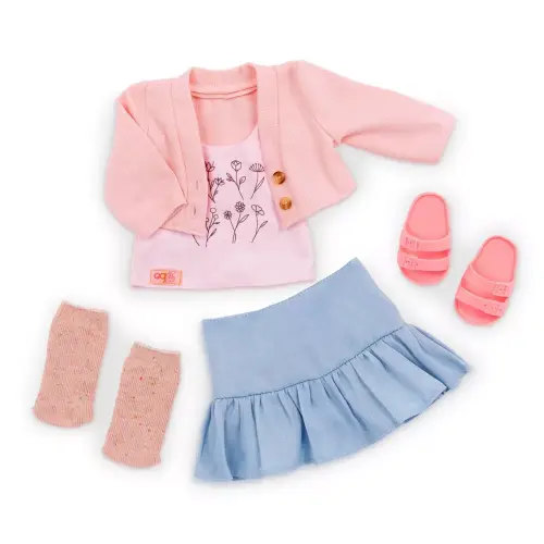 Our Generation Country Charm Sweater & Skirt Outfit for 18'' Dolls